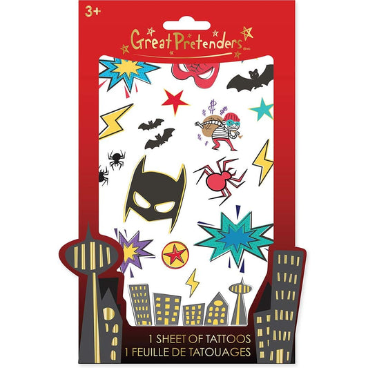 Superhero Temporary Tattoos