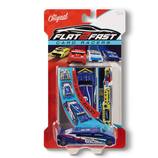 Blue Flat 2 Fast Card Racers